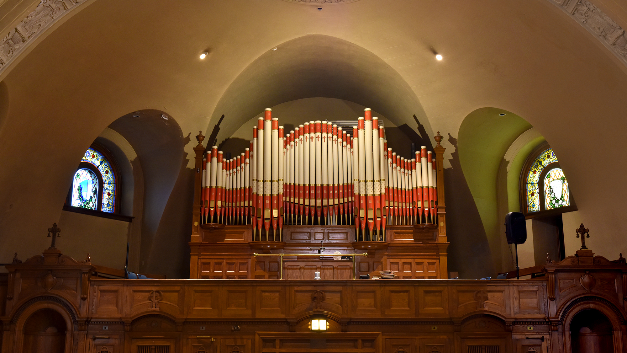 Orgue Casavant dans la crypte de l'Oratoire Saint-Joseph